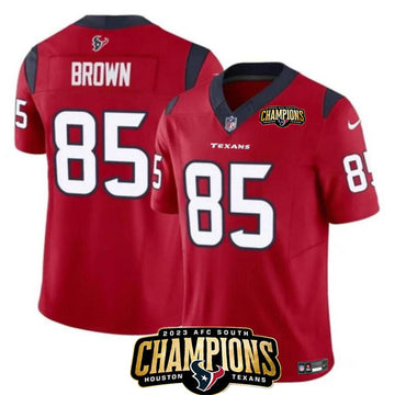 Noah Brown Houston Texans red Vapor jersey
