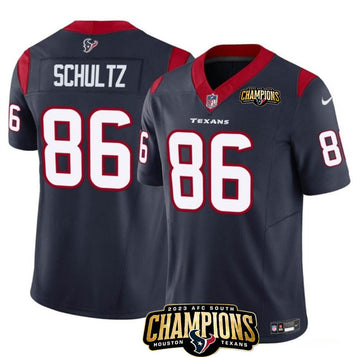 Dalton Schultz Houston Texans navy Vapor jersey