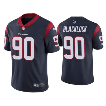 Ross Blacklock Houston Texans navy Vapor jersey