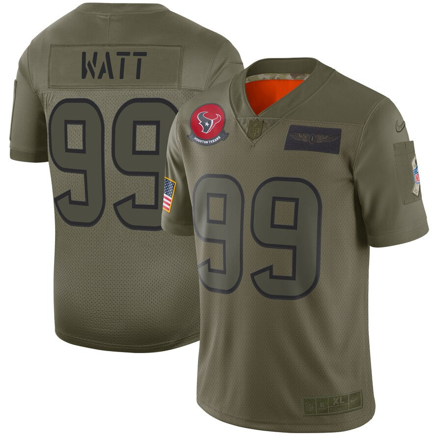 J.J. Watt Houston Texans camo Salute To Service jersey