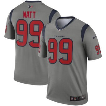 J.J. Watt Houston Texans gray Inverted Legend jersey