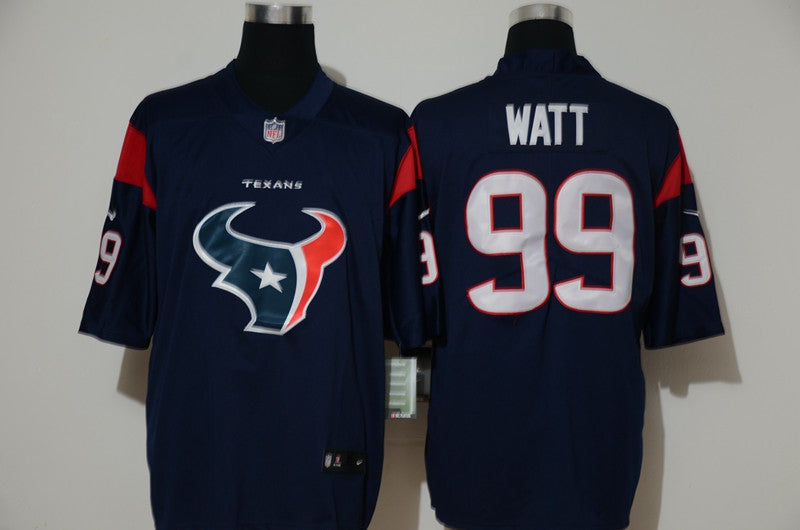 J.J. Watt Nav Houston Texans blue Vapor jersey