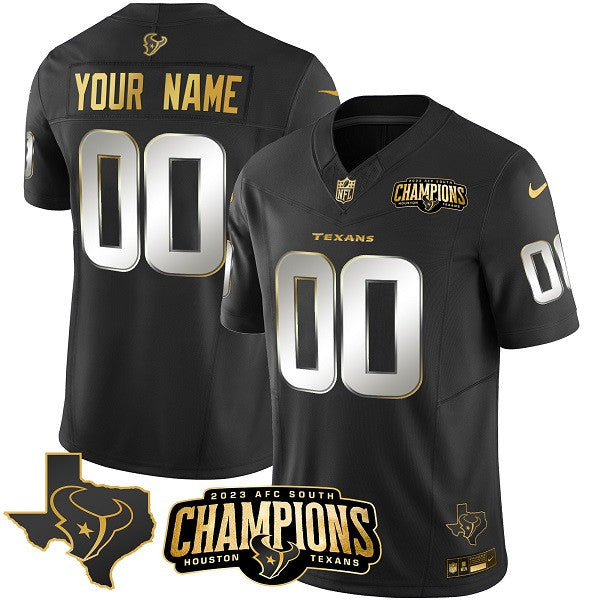 Custom Houston Texans black Limited jersey