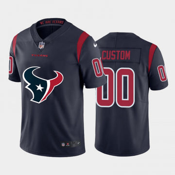 Custom Houston Texans navy Limited jersey