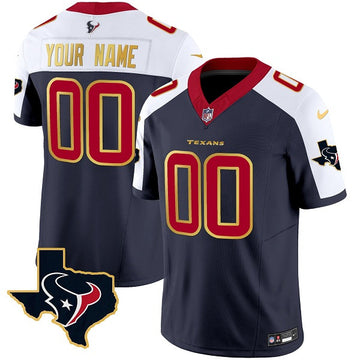 Custom Houston Texans navy Limited jersey