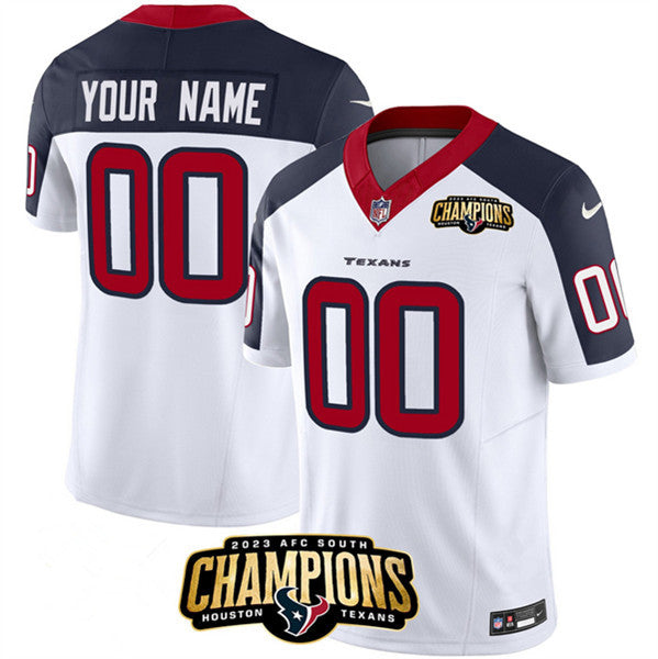Custom Houston Texans white Vapor jersey