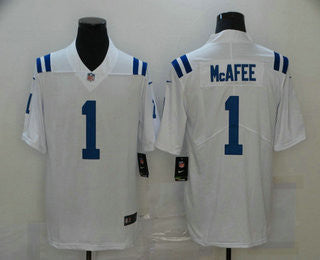 Pat McAfee Indianapolis Colts white Vapor jersey