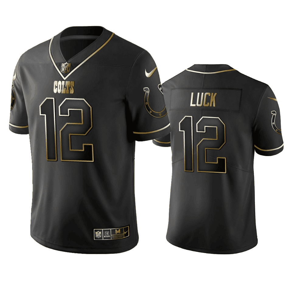 Andrew Luck Indianapolis Colts black jersey