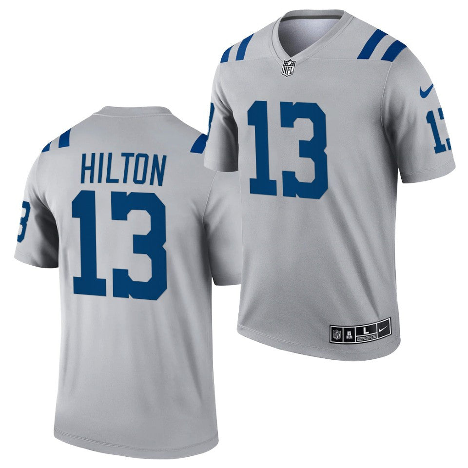 T.Y. Hilton Indianapolis Colts gray Inverted Legend jersey