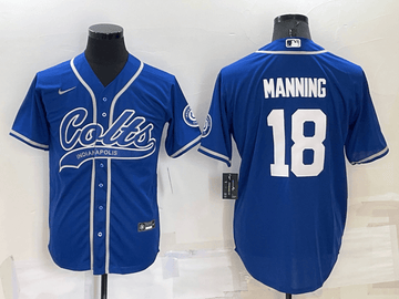 Peyton Manning Indianapolis Colts blue jersey