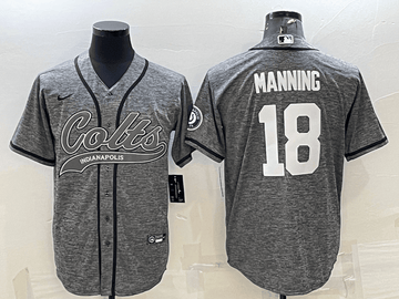 Peyton Manning Indianapolis Colts grey jersey