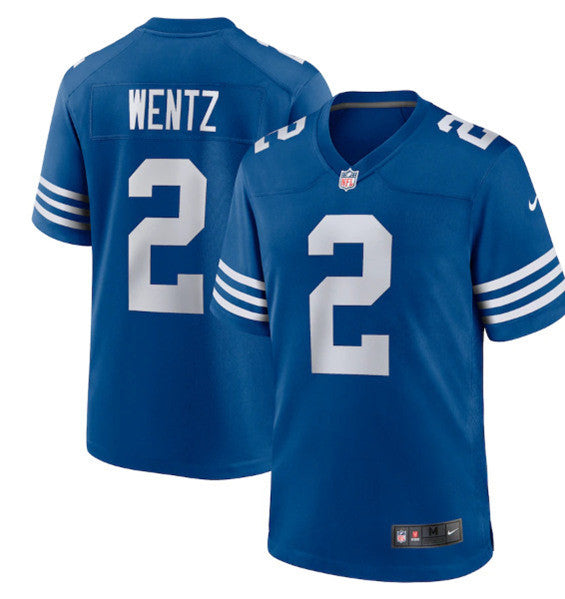 Carson Wentz Indianapolis Colts royal Limited jersey