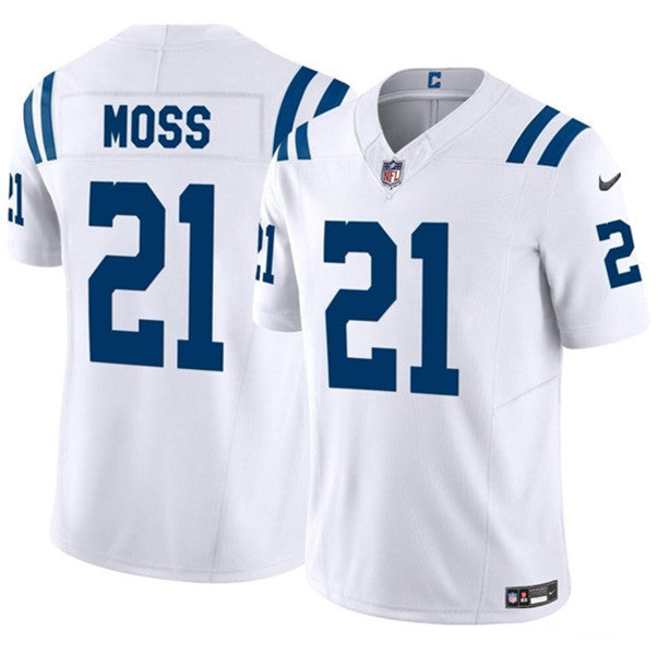 Indianapolis Zack Moss Indianapolis Colts white Untouchable jersey