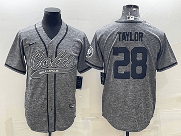 Jonathan Taylor Indianapolis Colts grey jersey