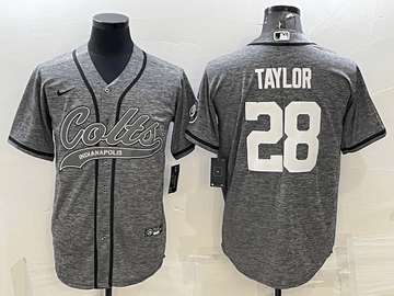 Jonathan Taylor Indianapolis Colts grey jersey