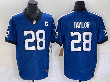 Jonathan Taylor Indianapolis Colts royal FUSE jersey