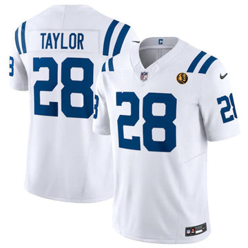 Jonathan Taylor Indianapolis Colts white Vapor jersey