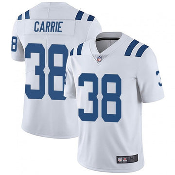 T.J. Carrie Indianapolis Colts white Vapor jersey