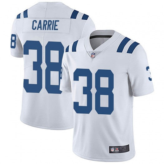 T.J. Carrie Indianapolis Colts white Vapor jersey