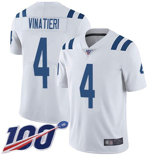 Adam Vinatieri Indianapolis Colts white Vapor jersey