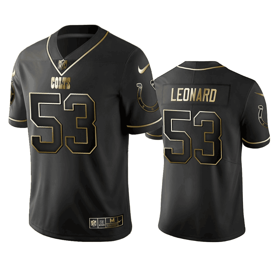 Darius Leonard Indianapolis Colts black jersey