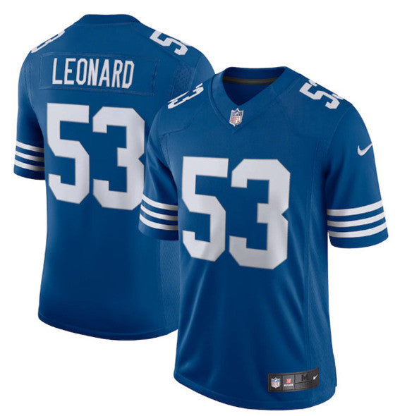 Darius Leonard Indianapolis Colts royal Limited jersey