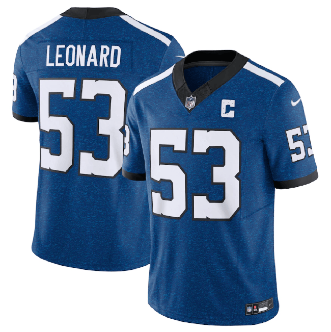 Shaquille Leonard Indianapolis Colts royal Limited jersey