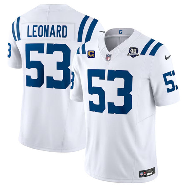 Shaquille Leonard Indianapolis Colts white Vapor jersey
