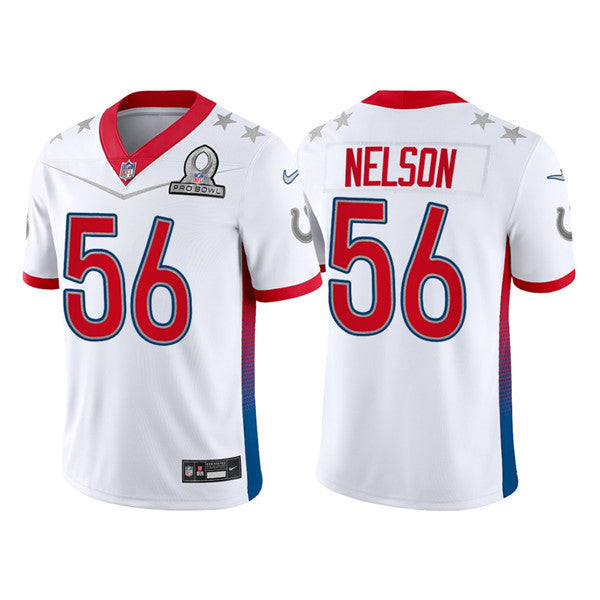 Quenton Nelson Indianapolis Colts white jersey