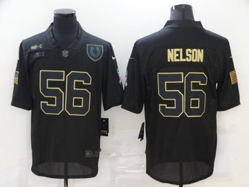 Quenton Nelson Indianapolis Colts black Salute To Service jersey