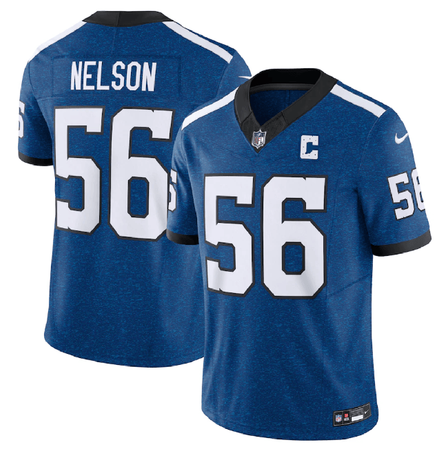 Quenton Nelson Indianapolis Colts royal Limited jersey