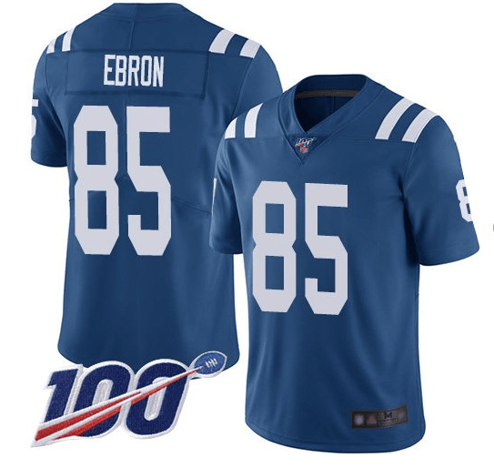 Eric Ebron Indianapolis Colts blue Vapor jersey