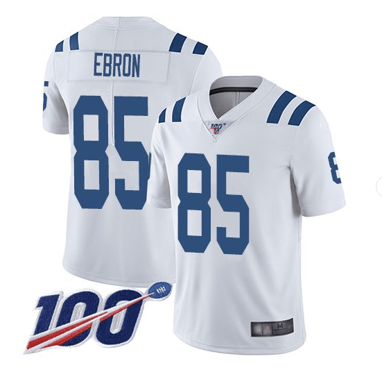 Eric Ebron Indianapolis Colts white Vapor jersey
