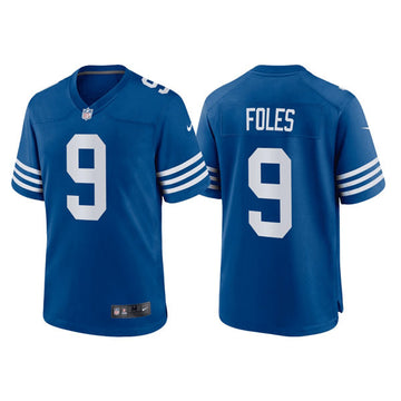 Nick Foles Indianapolis Colts royal Game jersey