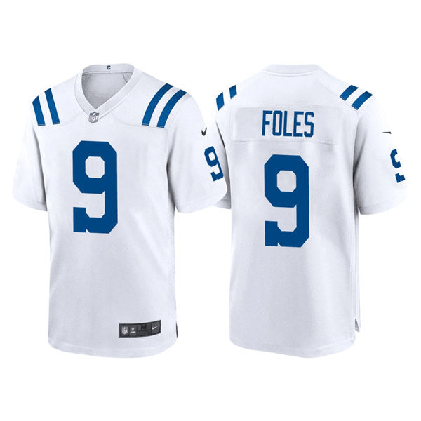 Nick Foles Indianapolis Colts white Game jersey