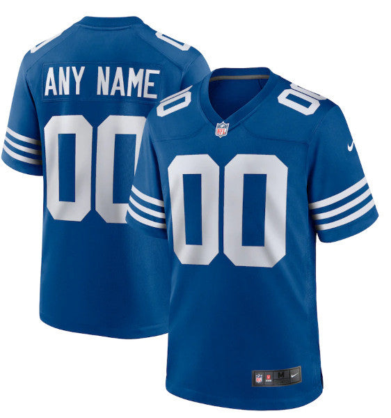Custom Indianapolis Colts royal Limited jersey