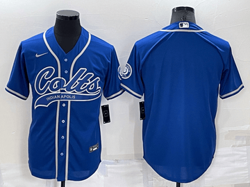 Custom Indianapolis Colts blue jersey