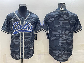 Blank Gray Indianapolis Colts camo Camo jersey