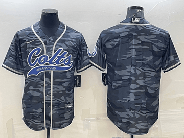 Blank Grey Indianapolis Colts camo Camo jersey