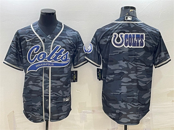 Indianapolis Colts gray Camo jersey