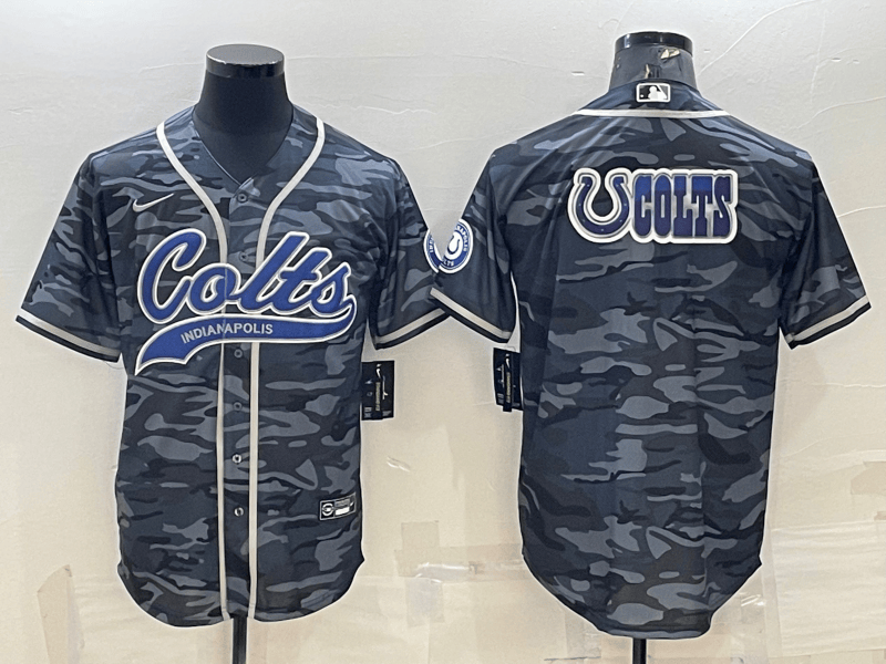 Indianapolis Colts grey Camo jersey