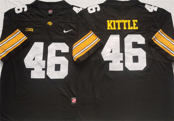 Kittle Iowa Hawkeyes black jersey