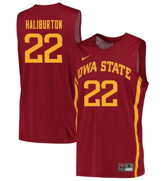 Tyrese Haliburton Cardinal Iowa State Cyclones jersey