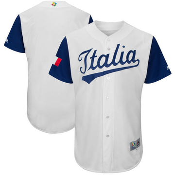Majestic Italy National Team white Classic jersey