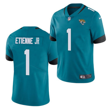 Travis Etienne Jr Jacksonville Jaguars blue Vapor jersey
