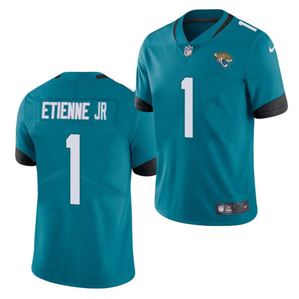 Travis Etienne Jr Jacksonville Jaguars blue Vapor jersey