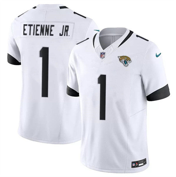 Travis Etienne Jr Jacksonville Jaguars white Untouchable jersey