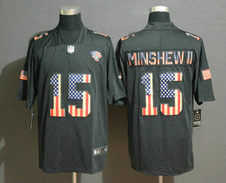 Gardner Minshew II Jacksonville Jaguars black Salute To Service jersey