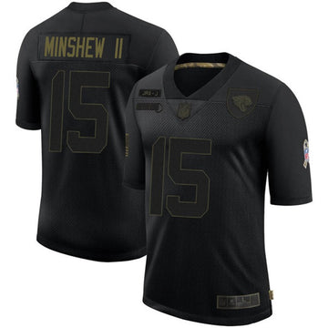 Gardner Minshew II Jacksonville Jaguars black Limited jersey