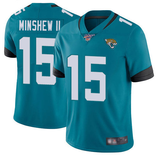 Gardner Minshew II Jacksonville Jaguars blue Vapor jersey